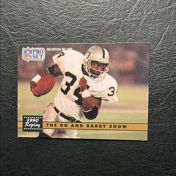 1990 Pro Set NFL Card - The Bo and Barry Show - Picture 1 of 2